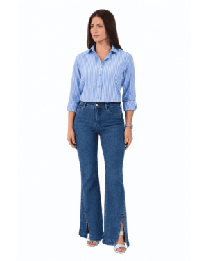 Calça Jeans Flare - elegância sem esforço